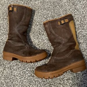 KEEN women’s suede mid-calf Moto winter boot size 8